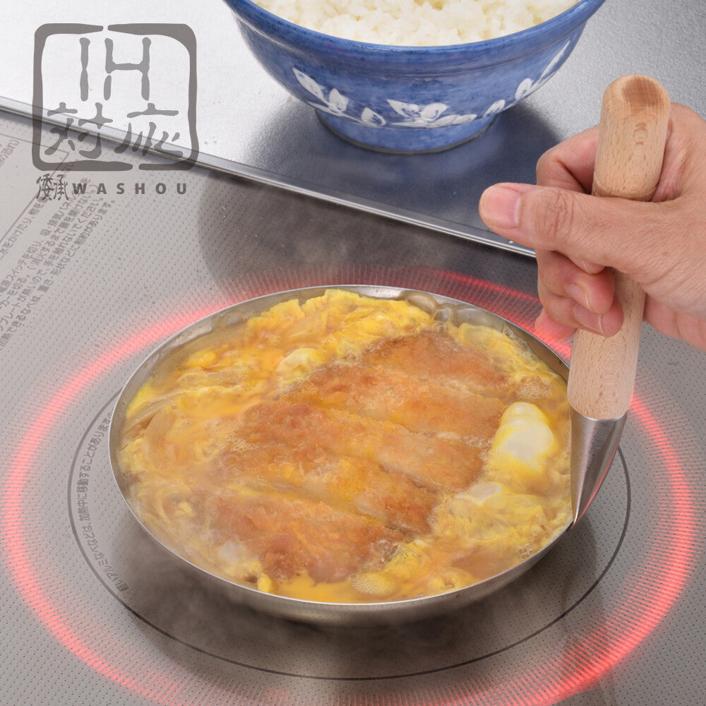 Stainless steel Katsudon Pot with lid