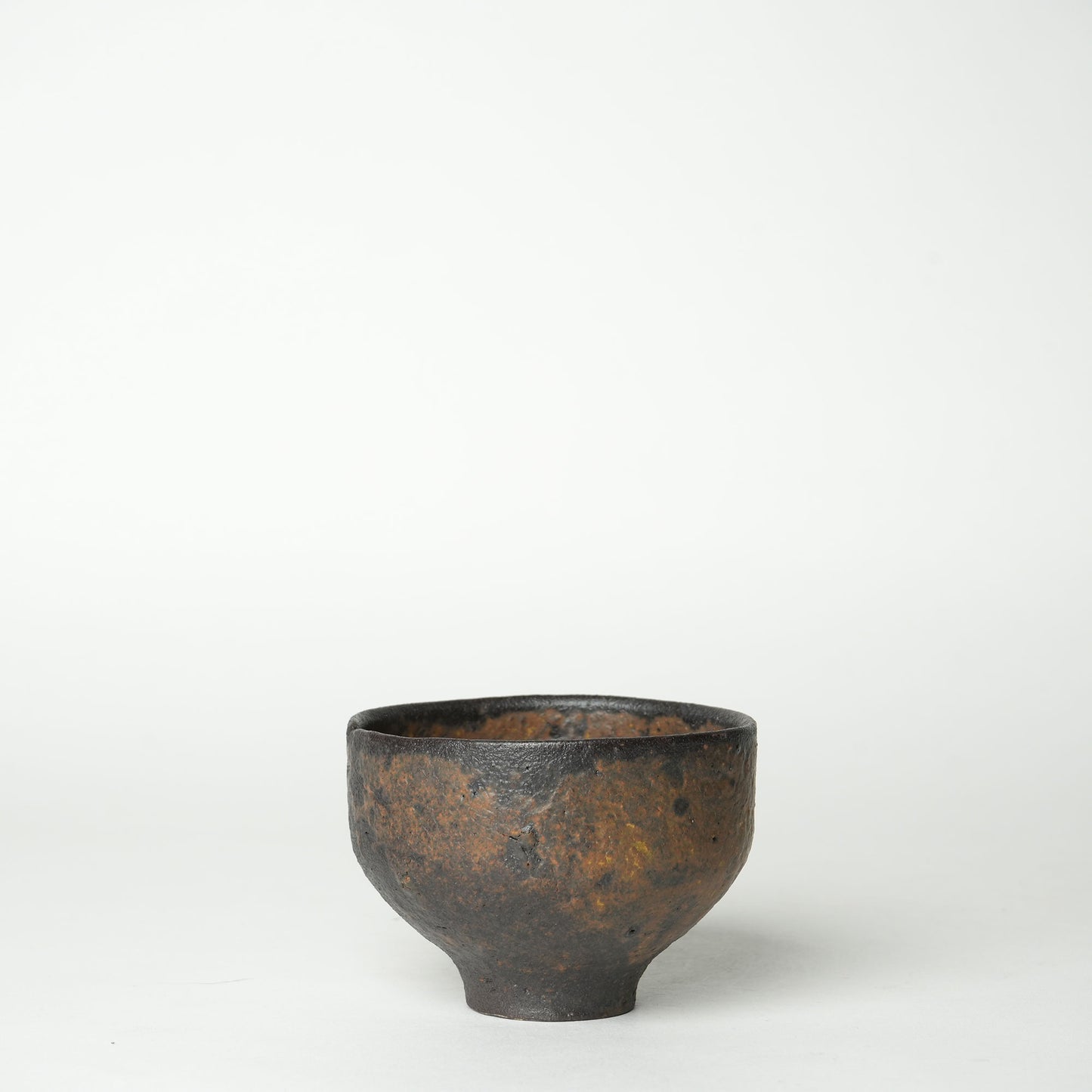 Futoshi Yamashita Volcanic Pottery Chawan Matcha Bowl