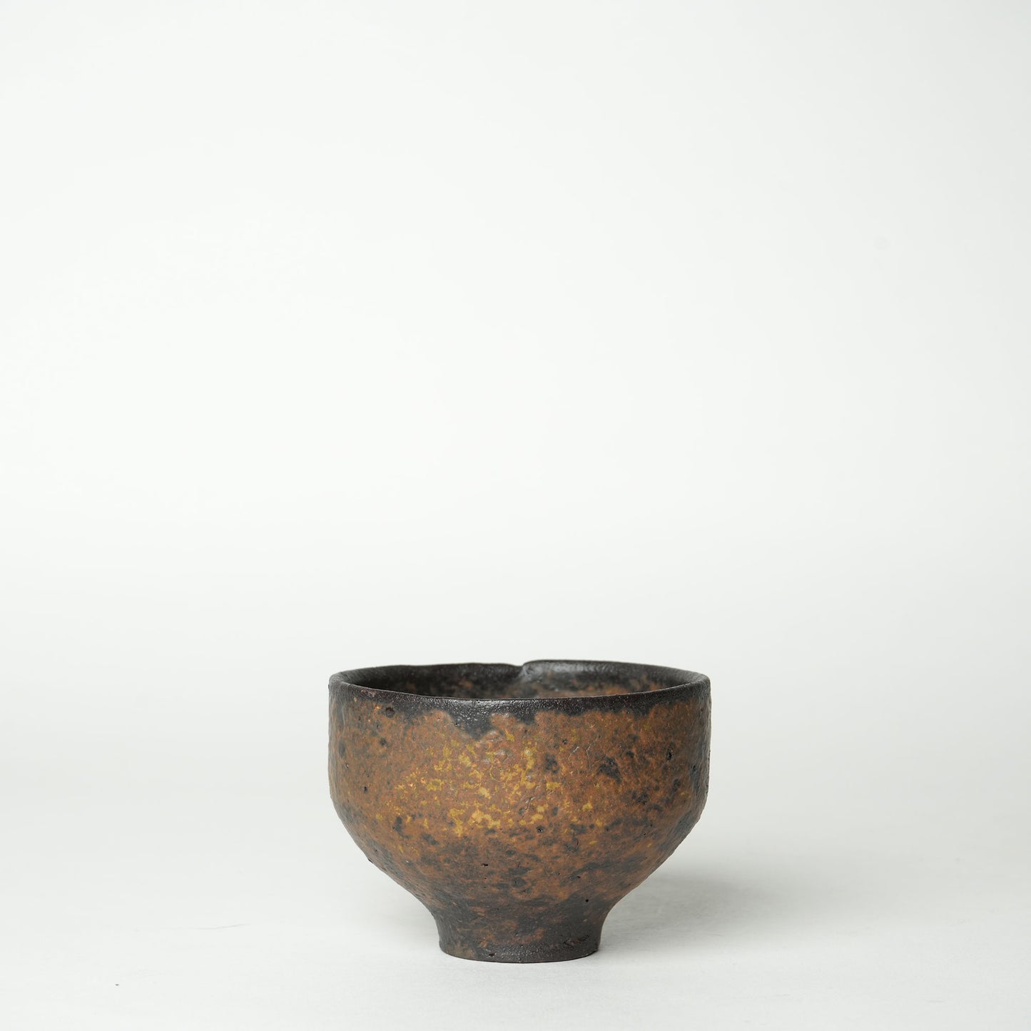 Futoshi Yamashita Volcanic Pottery Chawan Matcha Bowl
