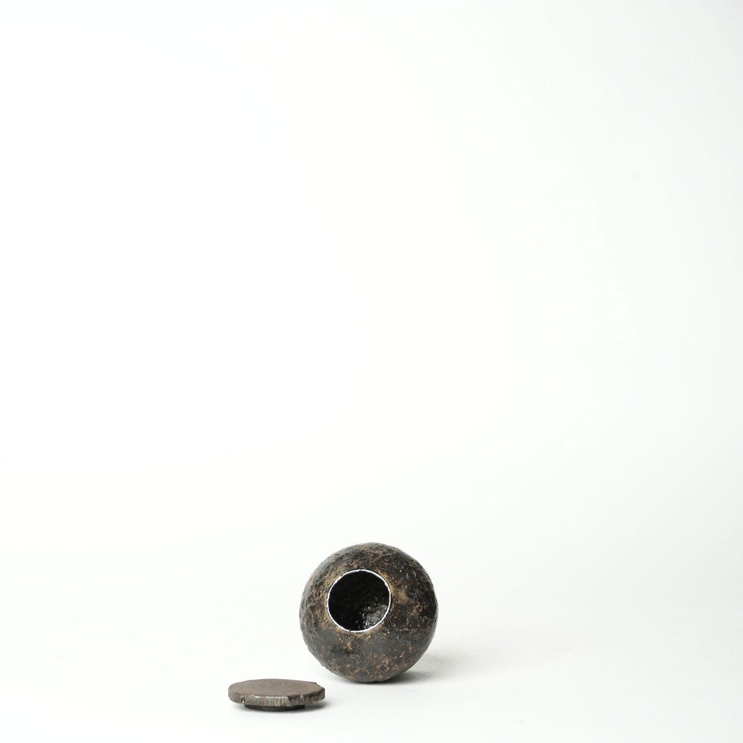 Futoshi Yamashita Volcanic Lava Futamono Container