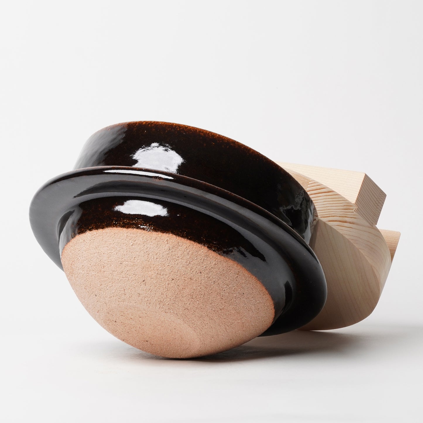 Doraku Donabe Rice Pot Black Igamono