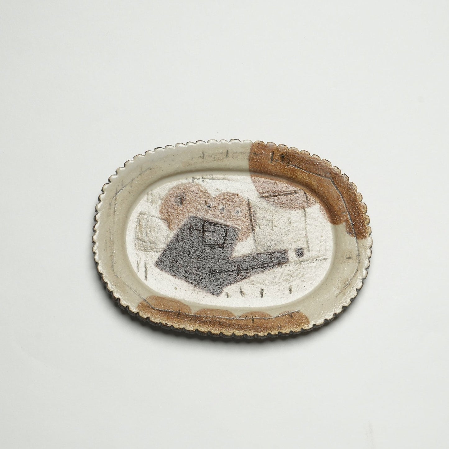 Keiko Jishage Oval Plate