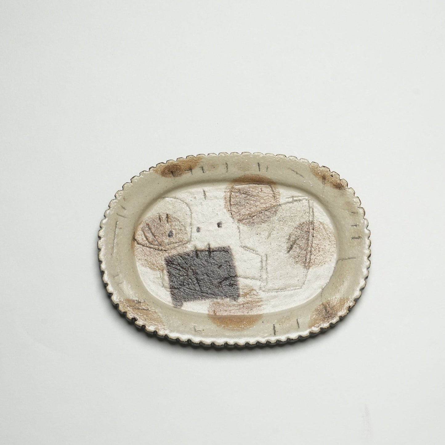 Keiko Jishage Oval Plate