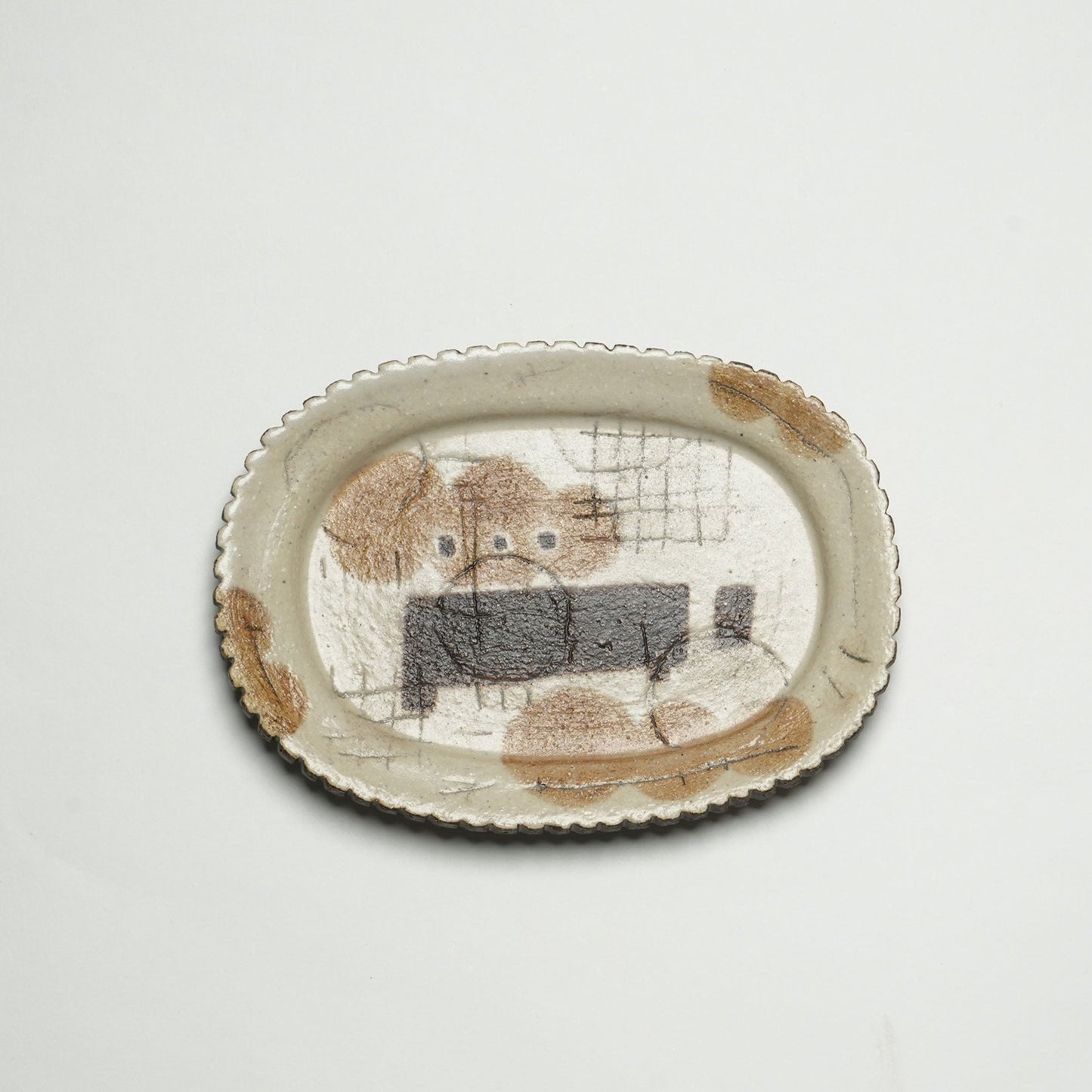 Keiko Jishage Oval Plate