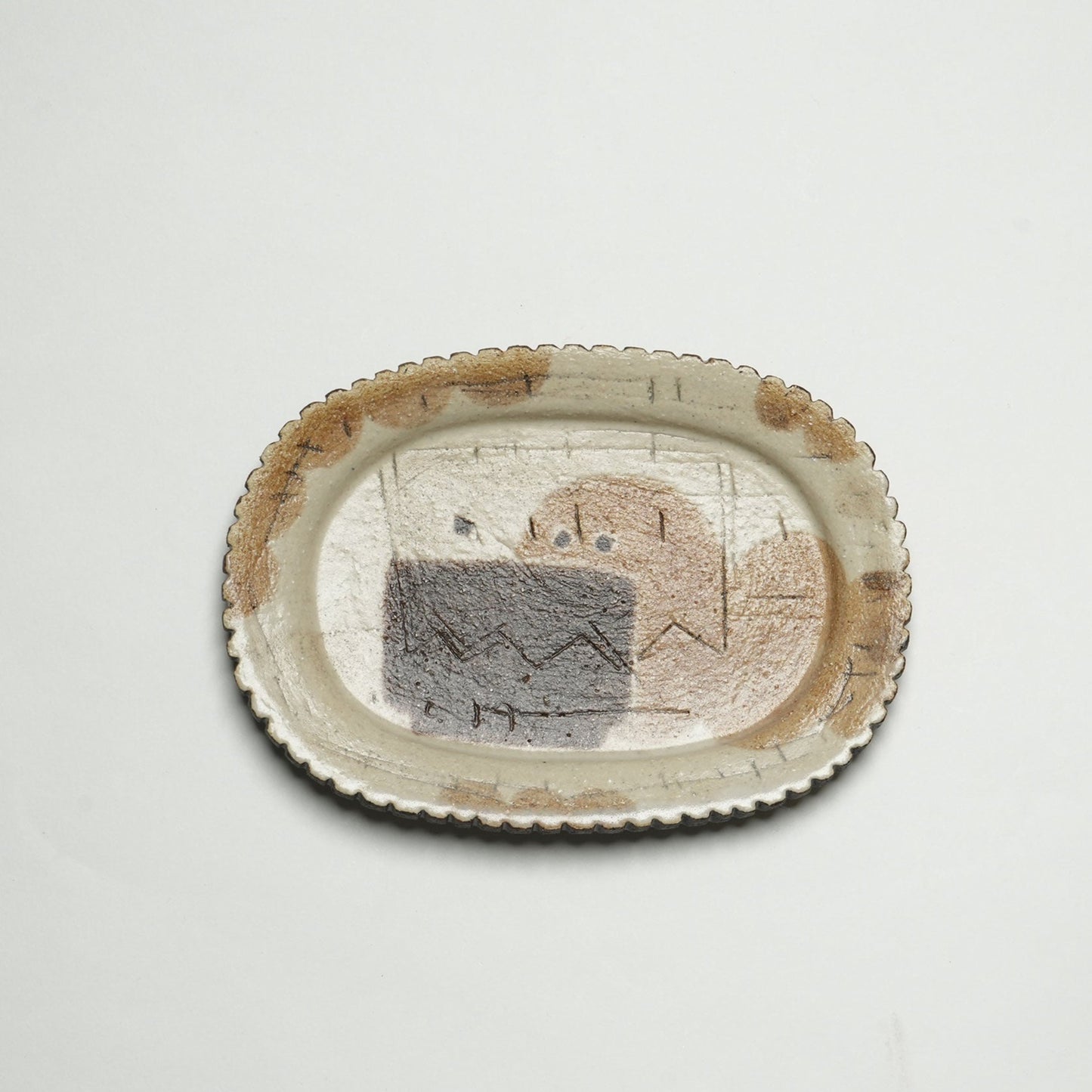 Keiko Jishage Oval Plate