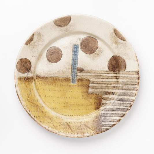 Kyoko Jishage Large Rim Dinner Plate