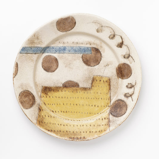Kyoko Jishage Large Rim Dinner Plate