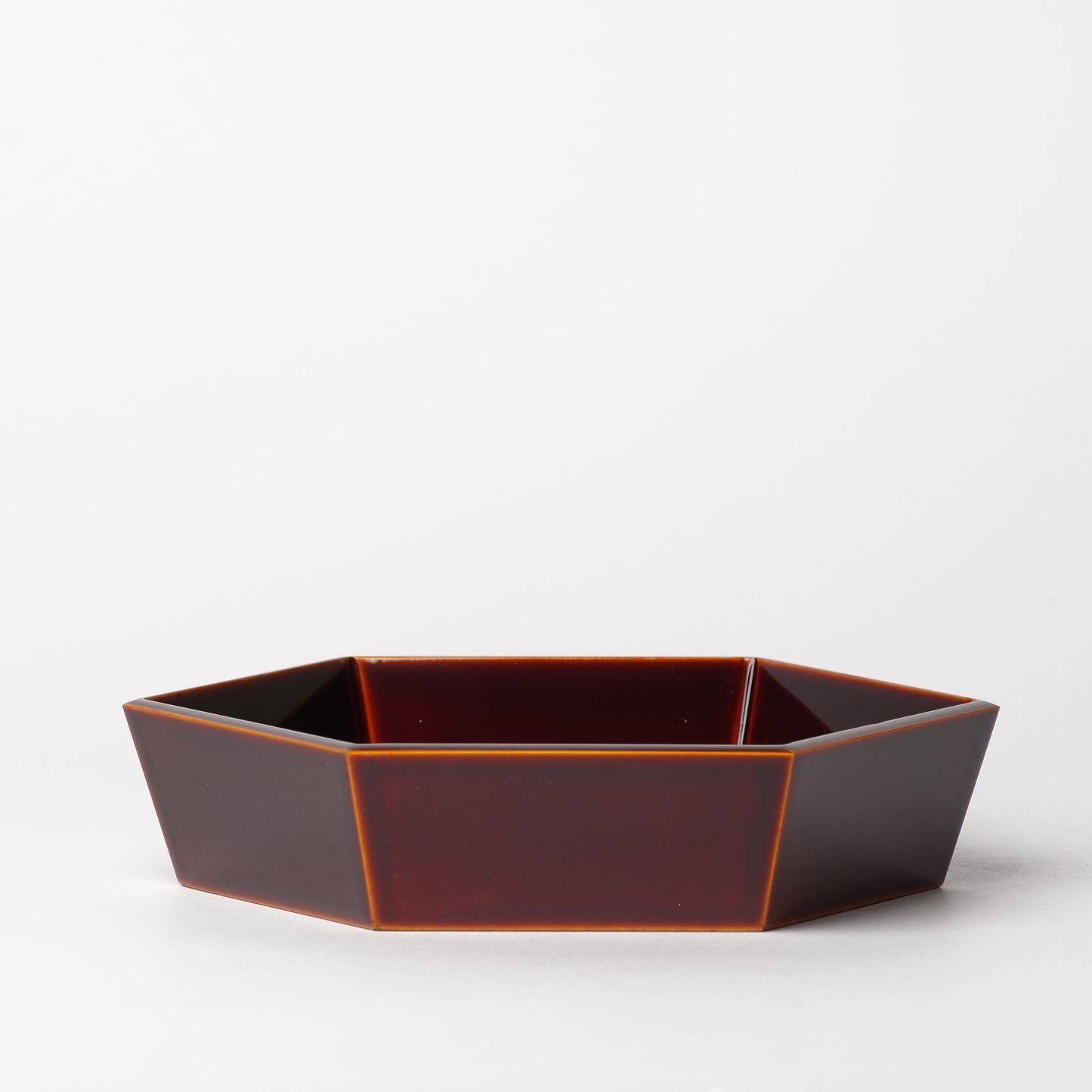 Hida Shunkei Kokeido Hexagon Bowl