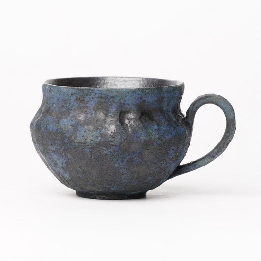 Akiko Yanagawa Coffee Mug Blue
