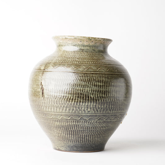 Onta-yaki Tobikanna Flower Vase