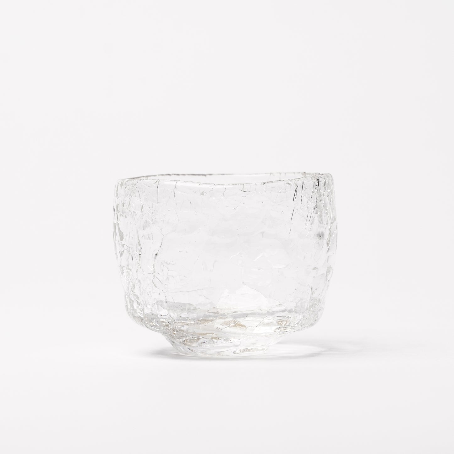 Daisaku Hashimura Double Crack Glass Guinomi Sake Cup