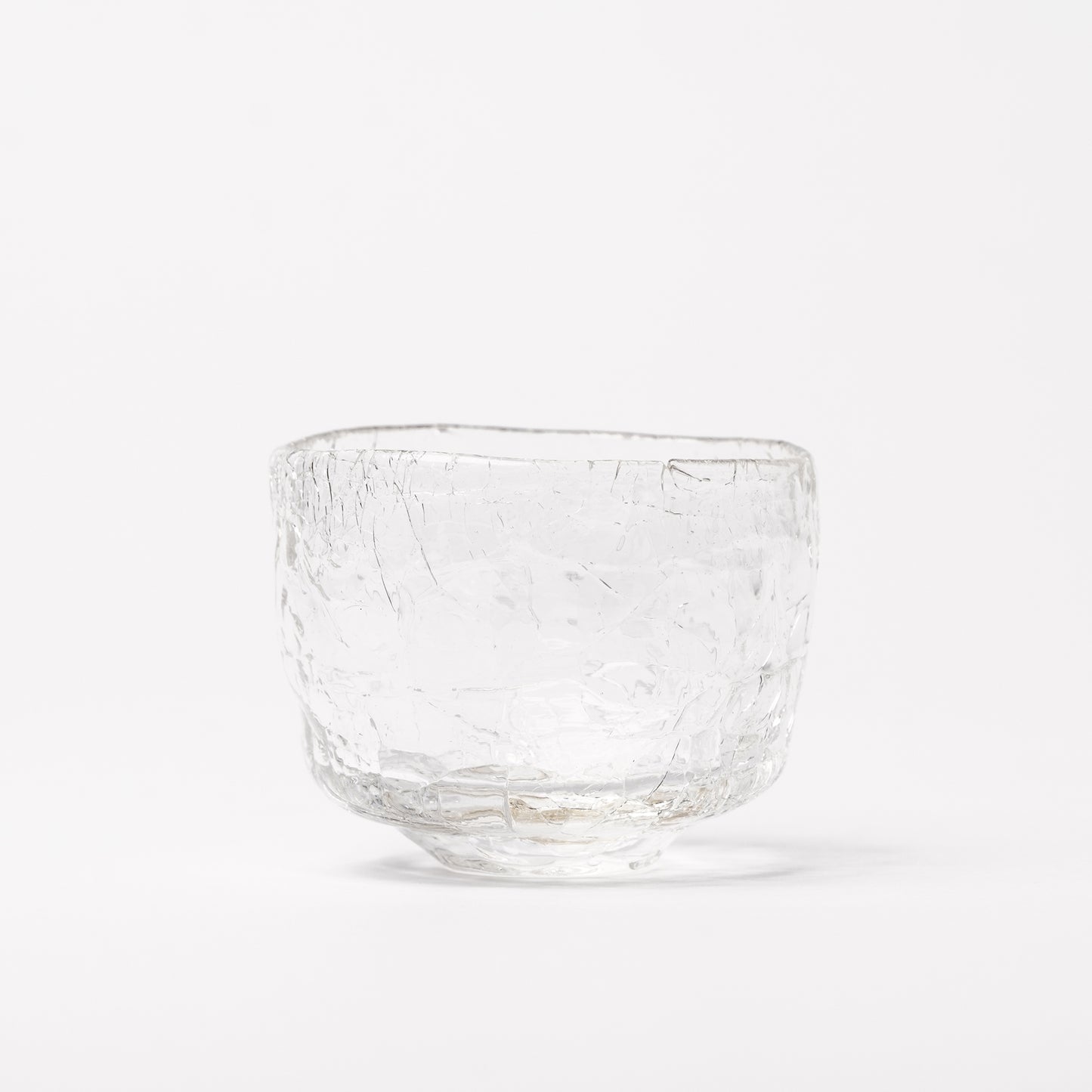 Daisaku Hashimura Double Crack Glass Guinomi Sake Cup
