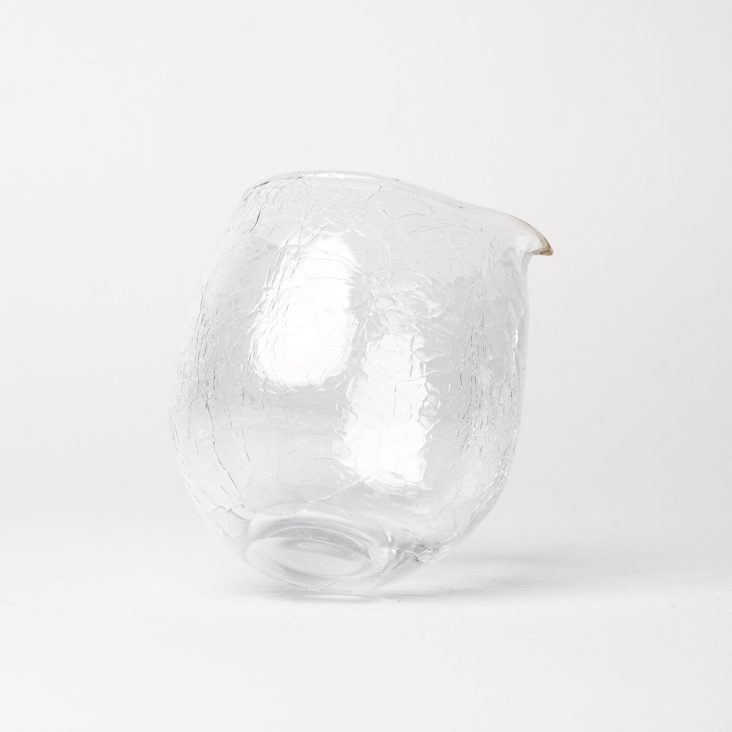 Daisaku Hashimura Crack Glass Katakuchi Sake Server