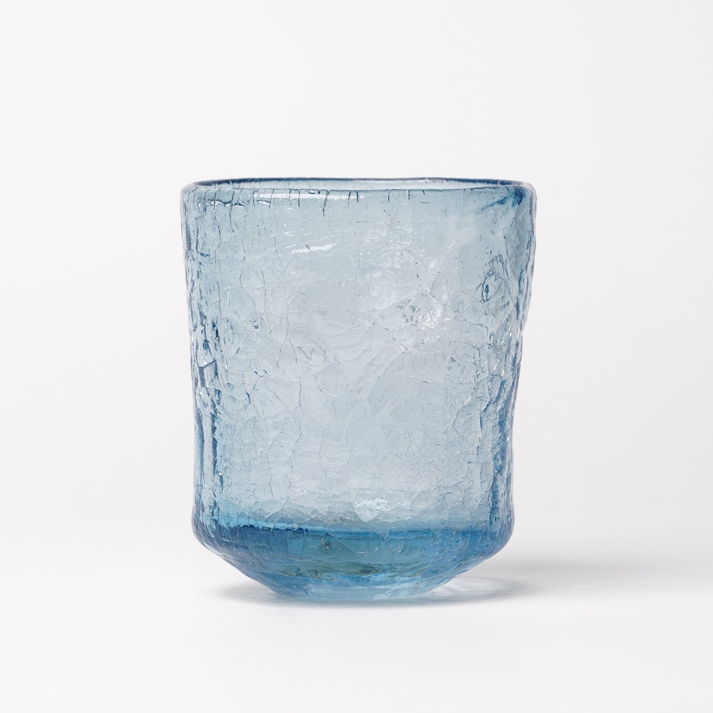 Daisaku Hashimura Double Crack Glass Blue