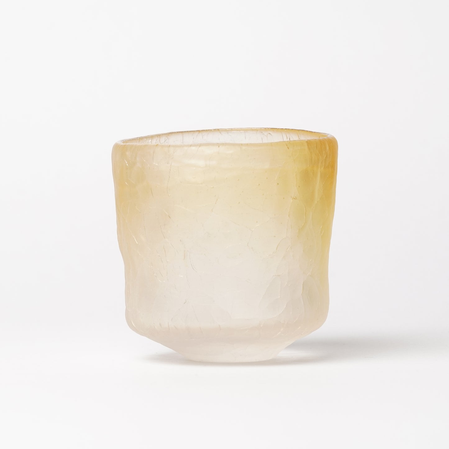 Daisaku Hashimura Double Crack Glass Yellow