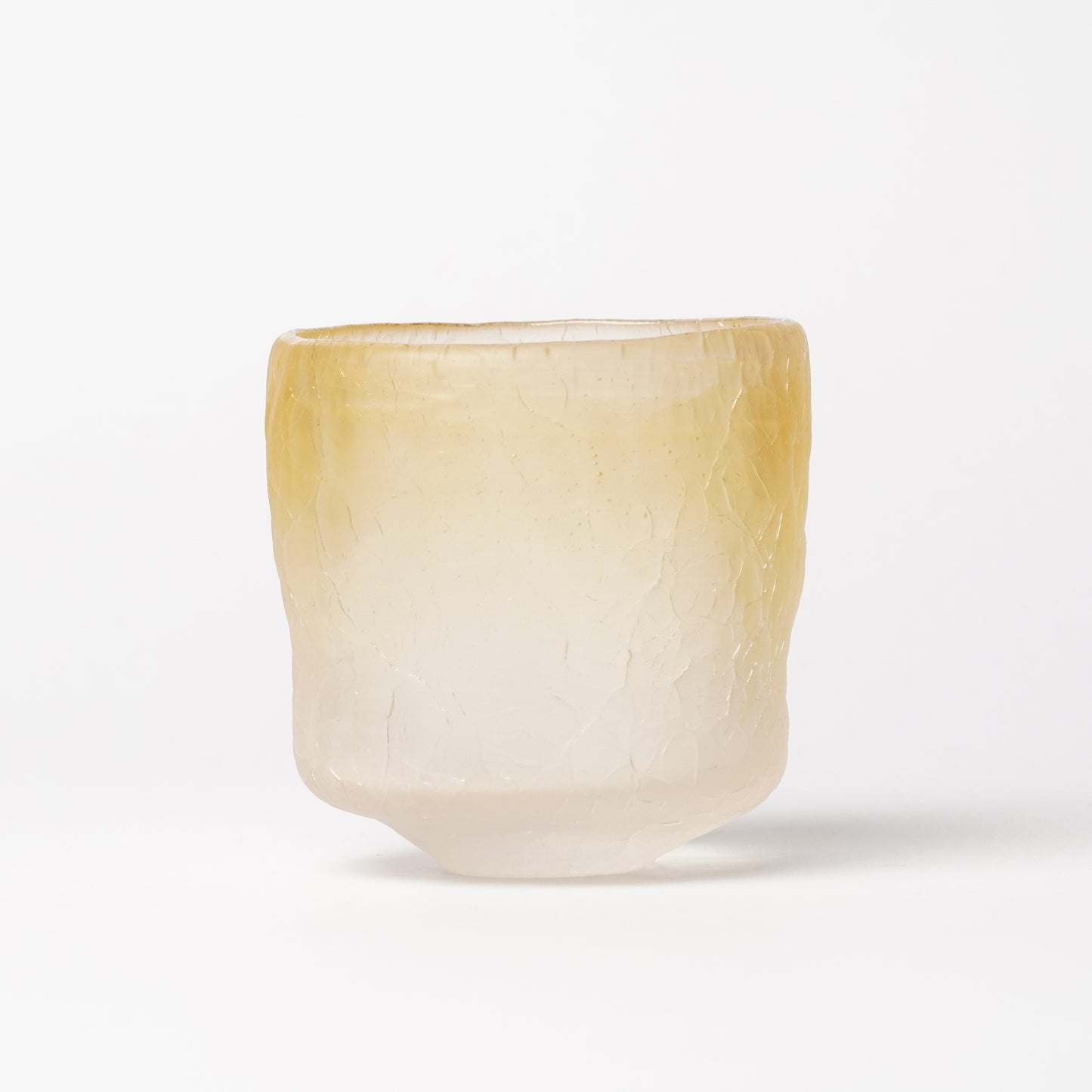 Daisaku Hashimura Double Crack Glass Yellow