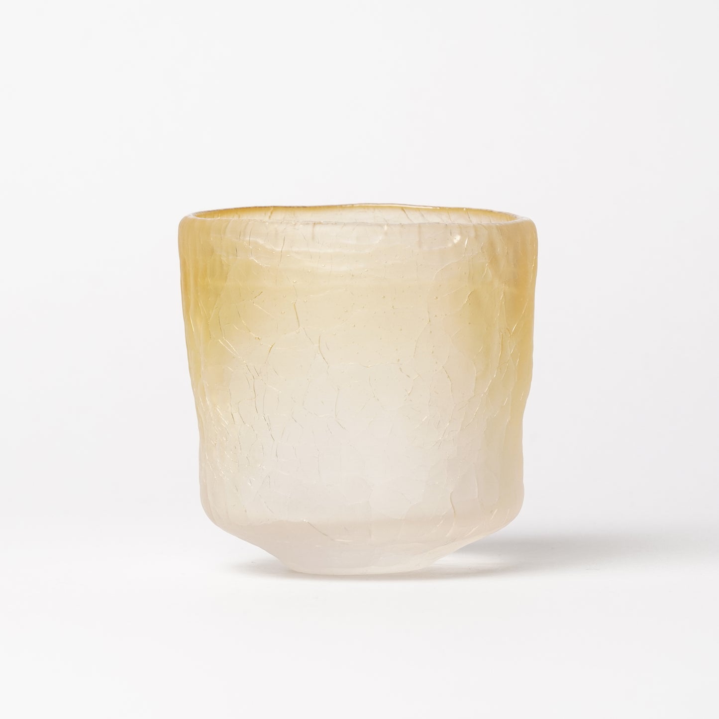 Daisaku Hashimura Double Crack Glass Yellow