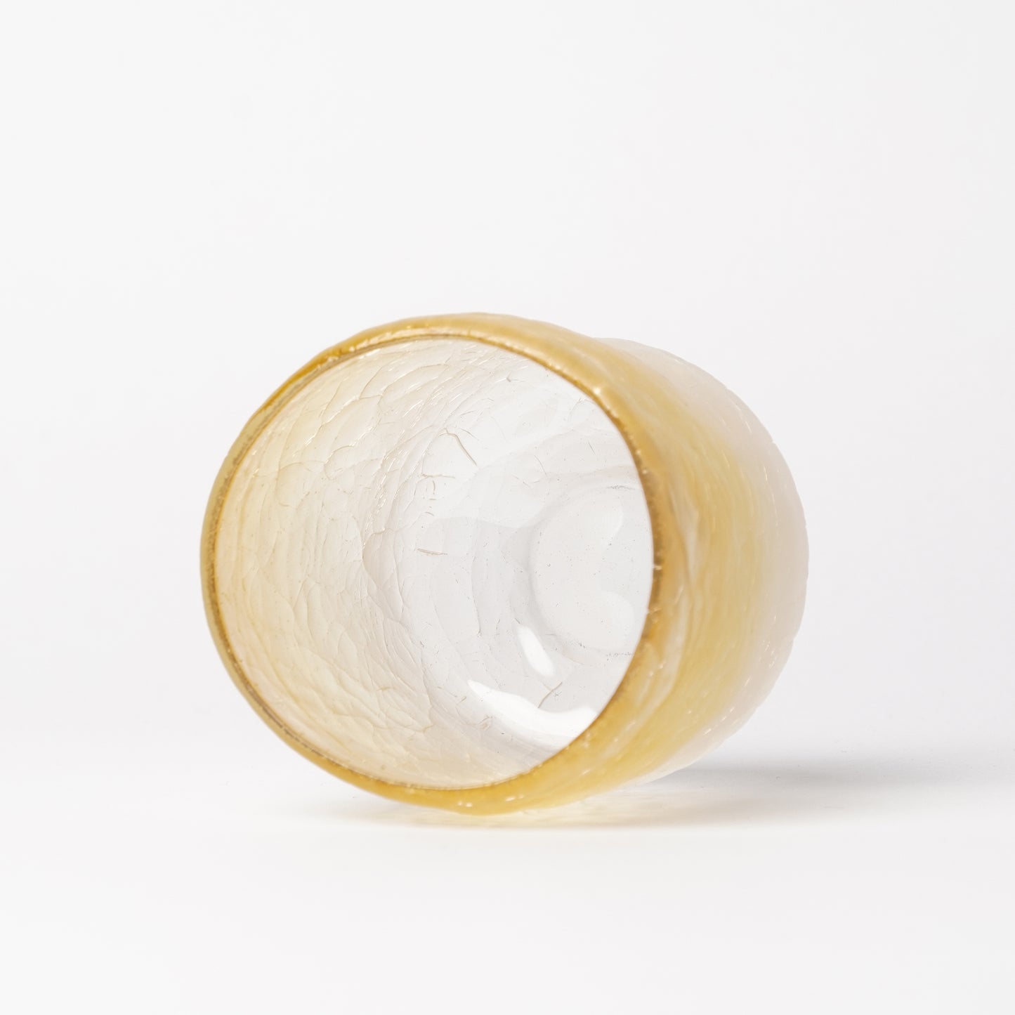 Daisaku Hashimura Double Crack Glass Yellow