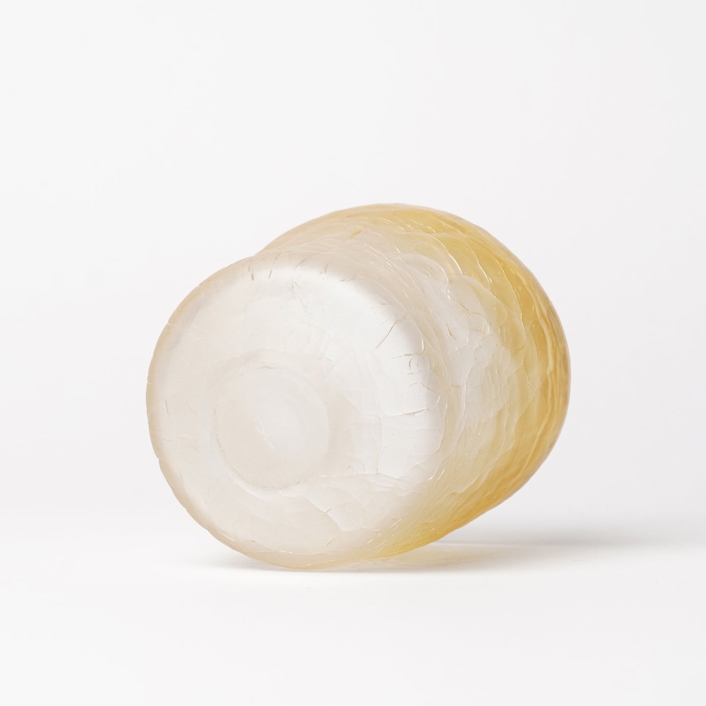Daisaku Hashimura Double Crack Glass Yellow