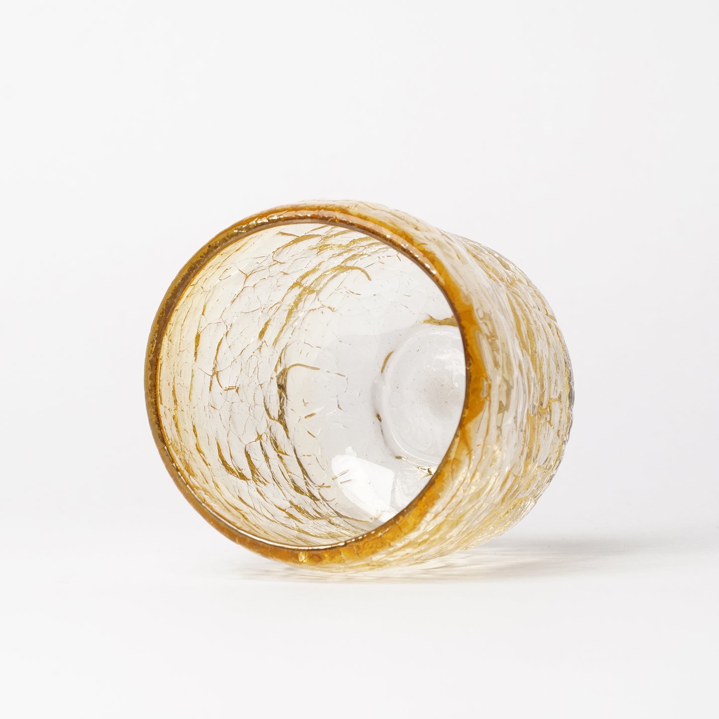 Daisaku Hashimura Double Crack Glass Yellow