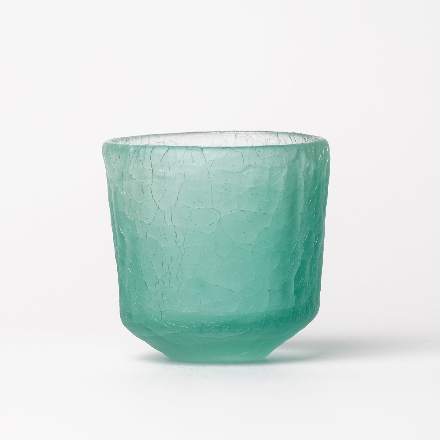 Daisaku Hashimura Double Crack Glass Green