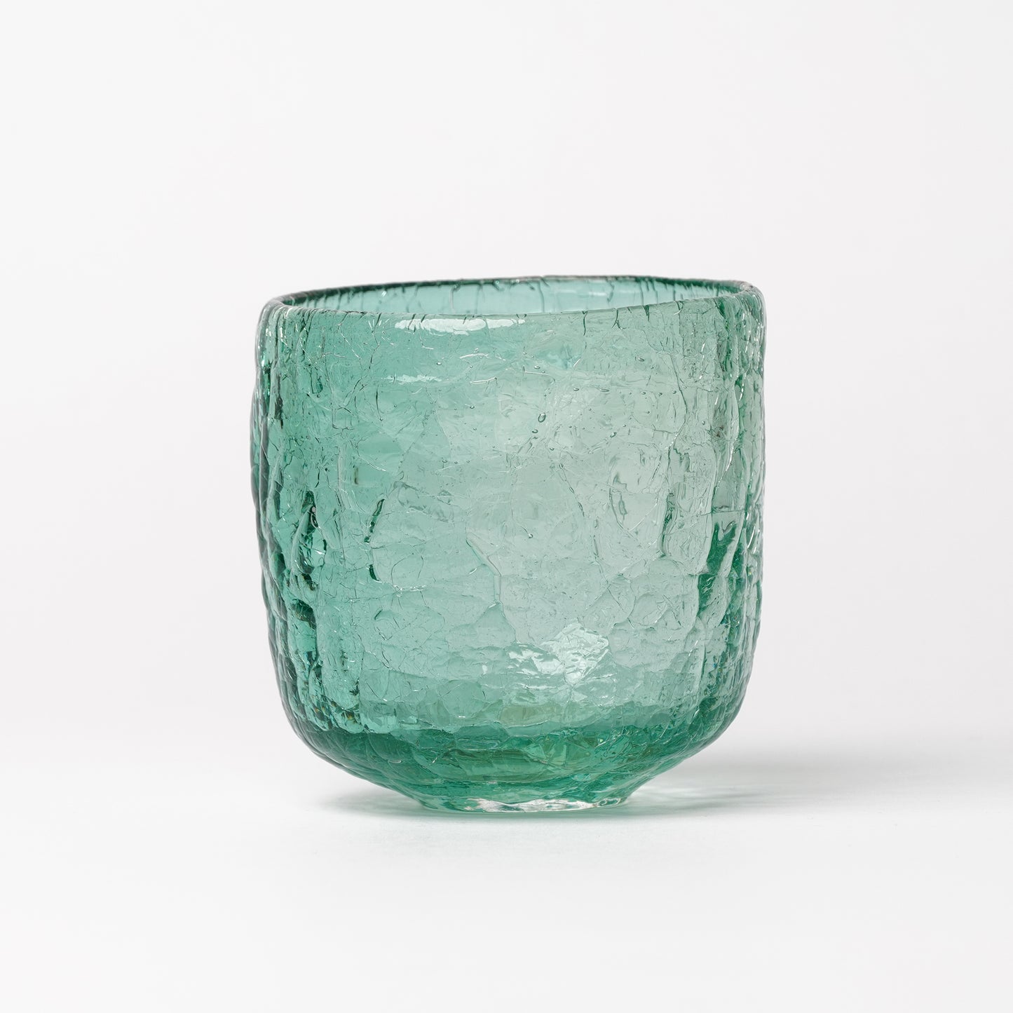 Daisaku Hashimura Double Crack Glass Green