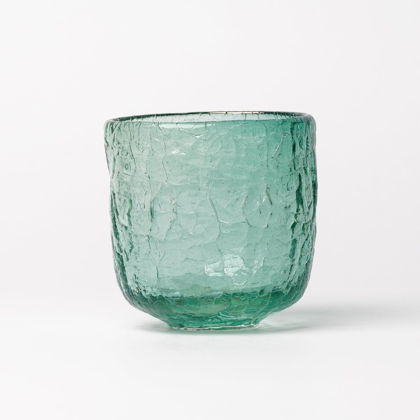 Daisaku Hashimura Double Crack Glass Green