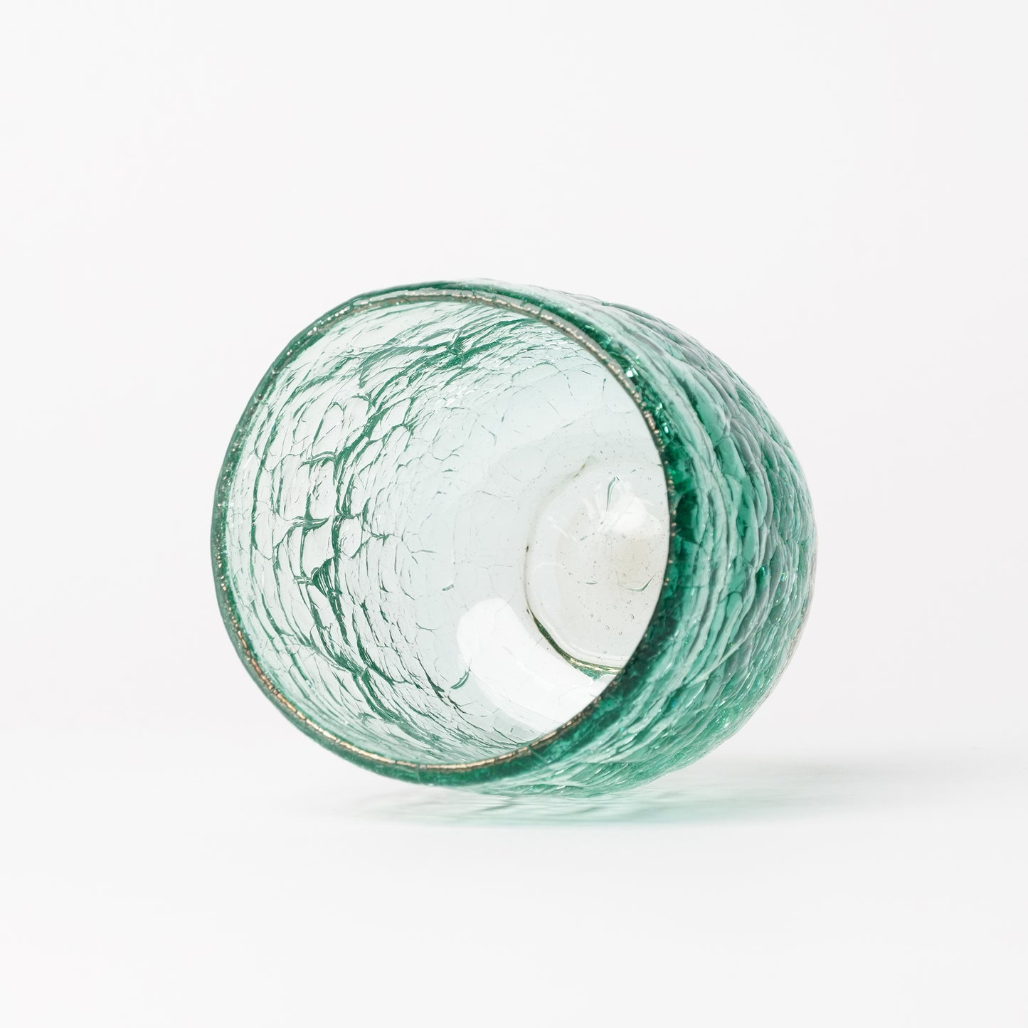Daisaku Hashimura Double Crack Glass Green