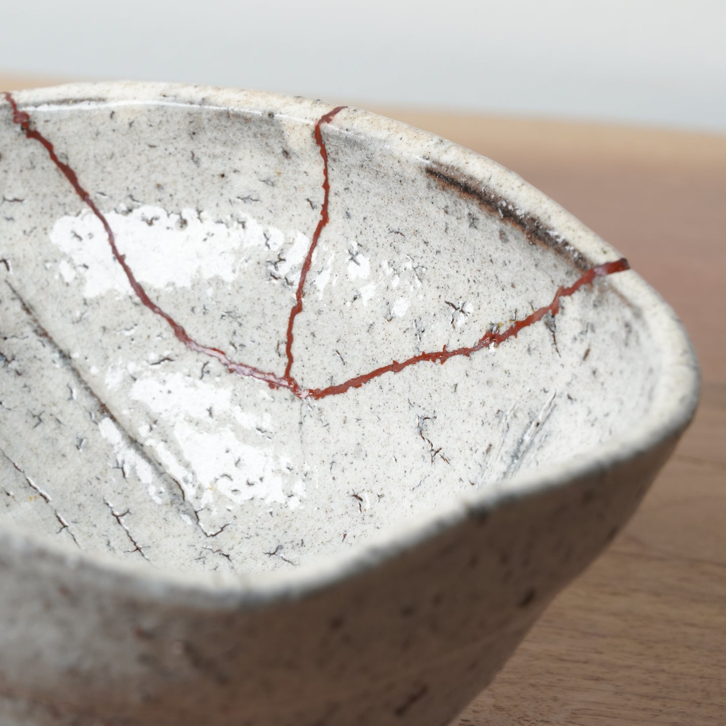KINTSUGI Nakagawa Jinenbogama Karatsu Katakuchi Bowl