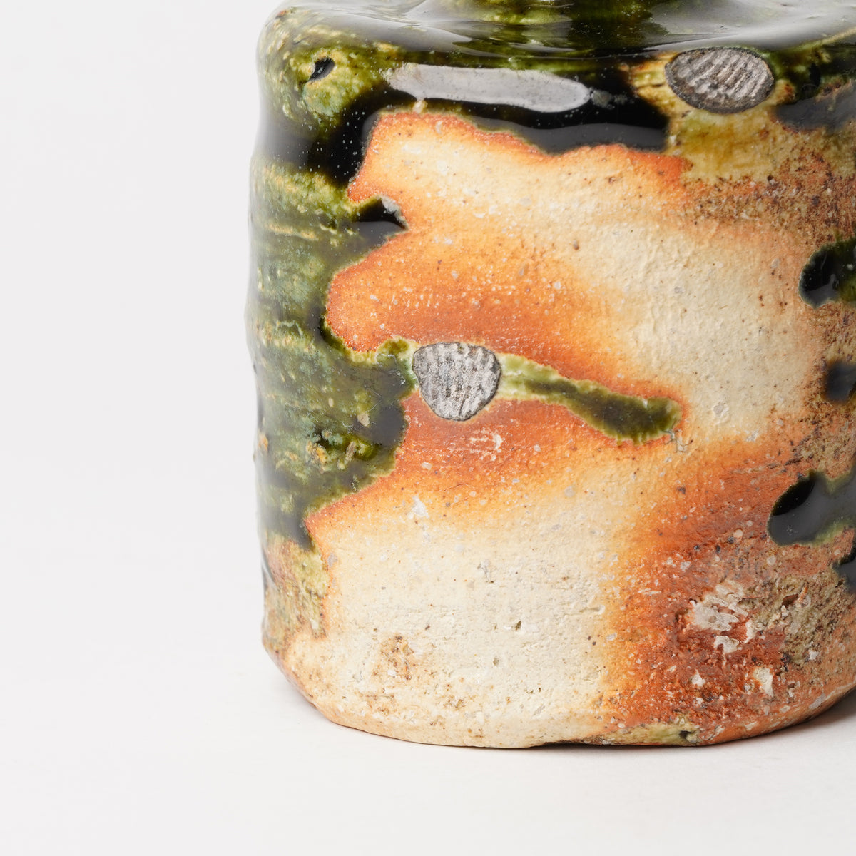 Takuya Kanamoto Oribe Glaze Tokkuri Sake Server