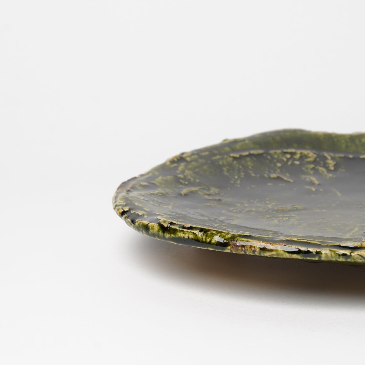 Takuya Kanamoto Oribe Glaze Round Plate