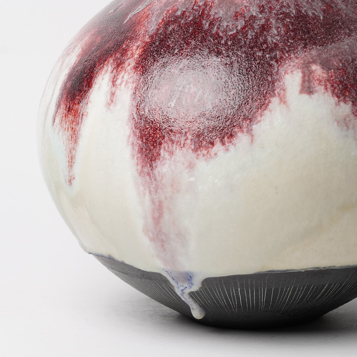 Nobuhito Nakaoka Colored Ash Glaze Vase