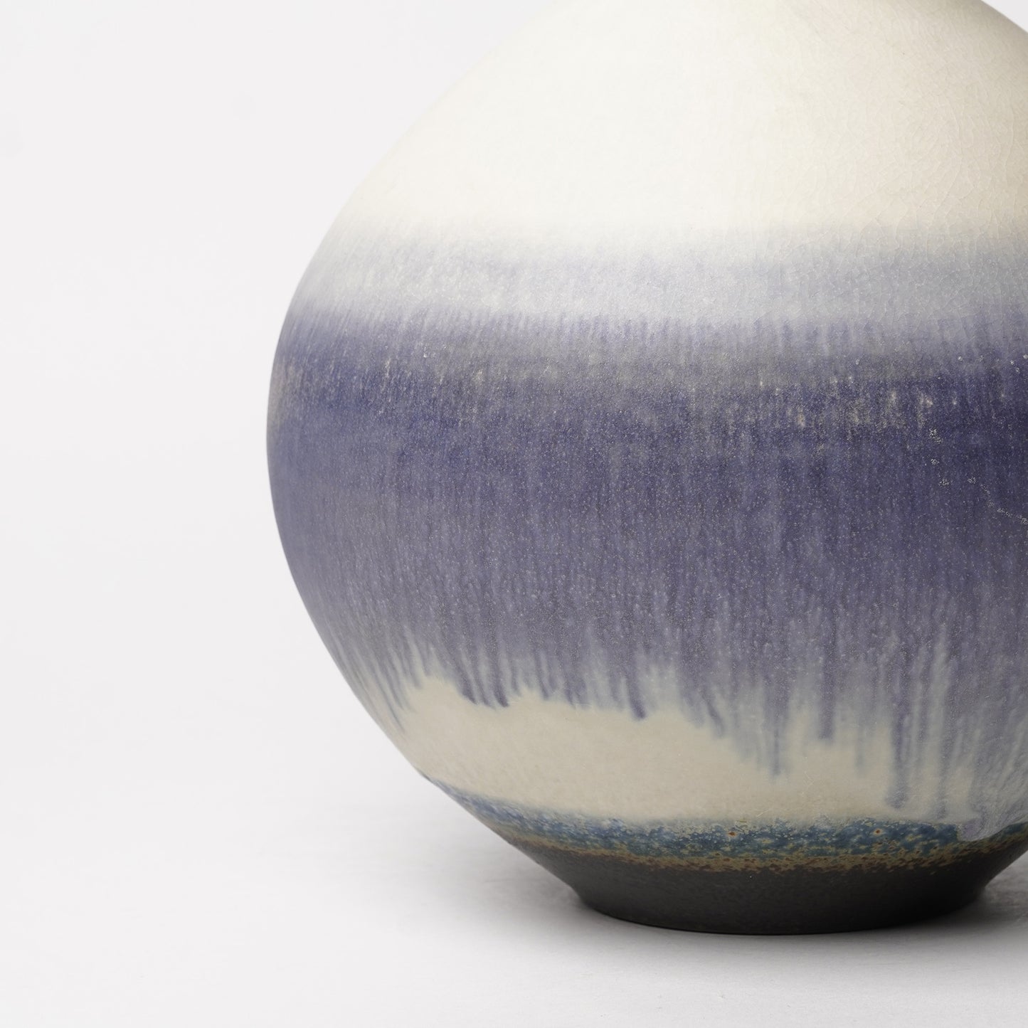 Nobuhito Nakaoka Colored Ash Glaze Vase