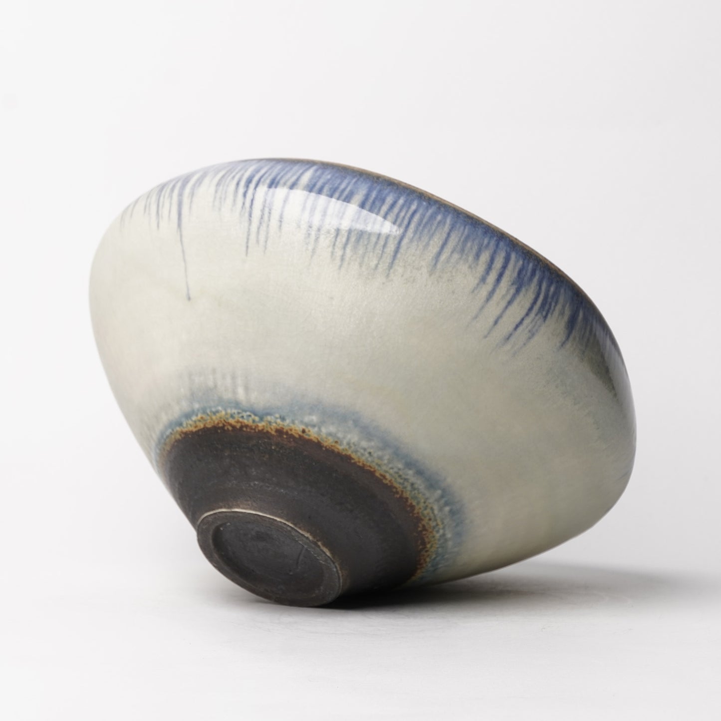 Nobuhito Nakaoka Colored Ash Glaze Large Bowl