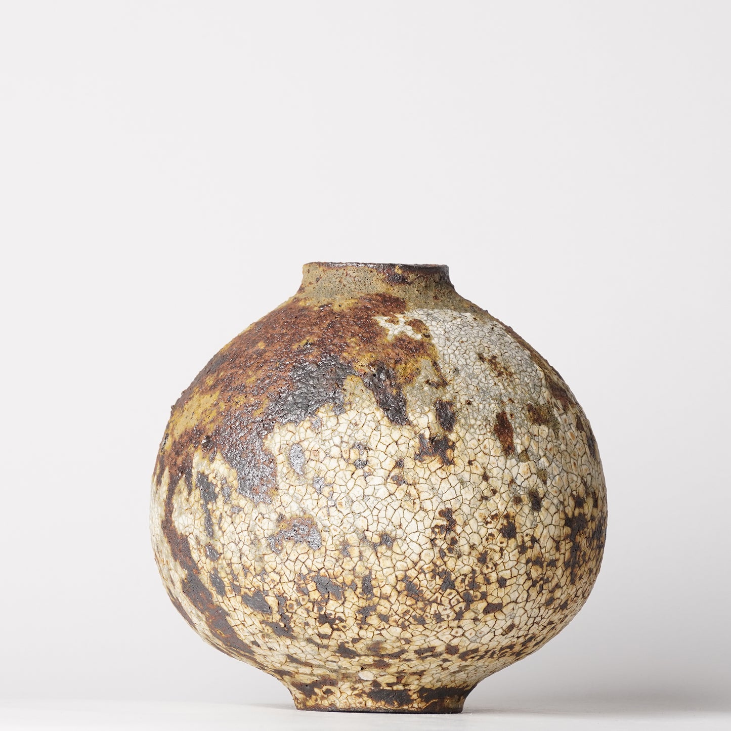 Futoshi Yamashita Volcanic Pottery Flower Vase