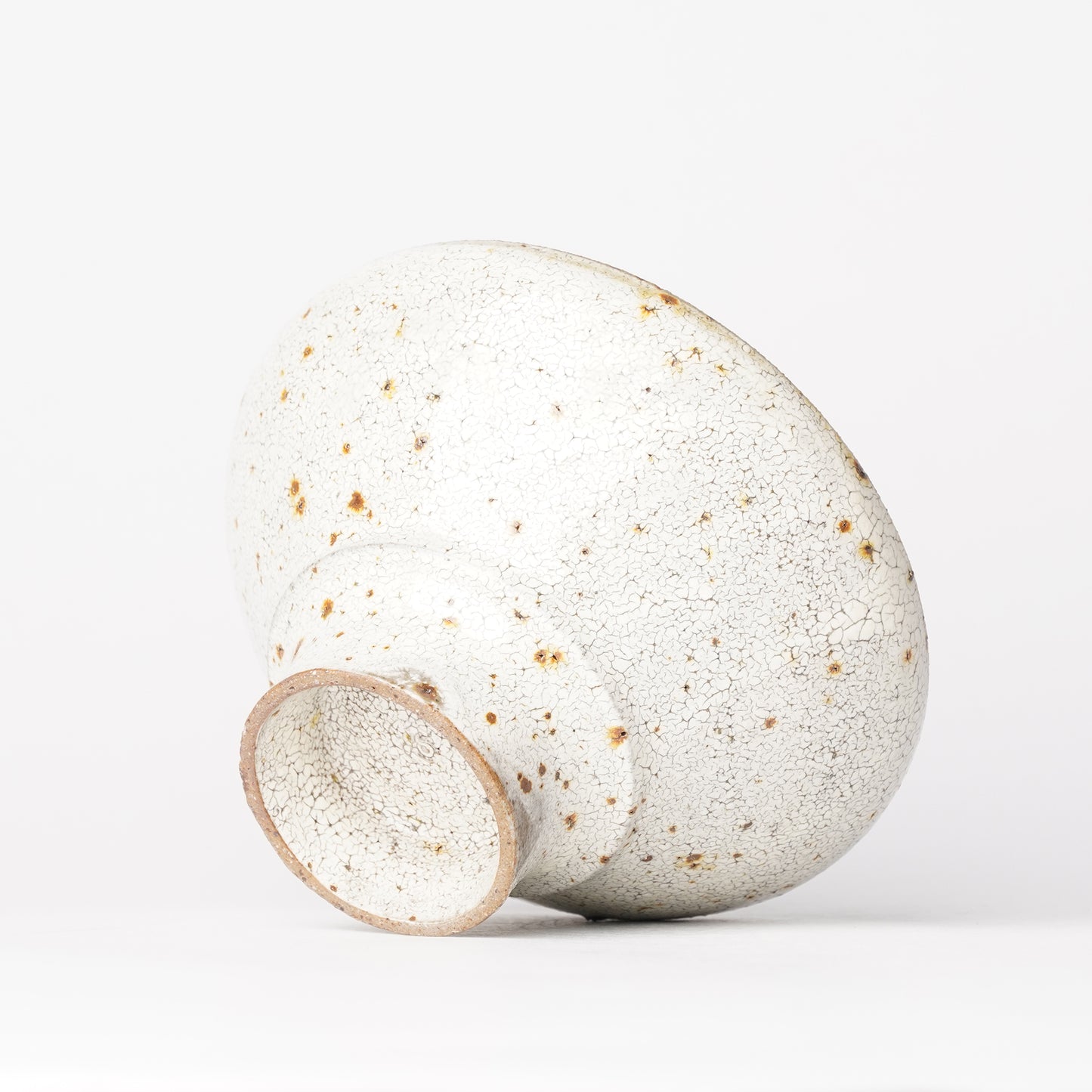 Futoshi Yamashita Volcanic White Chawan Rice Bowl