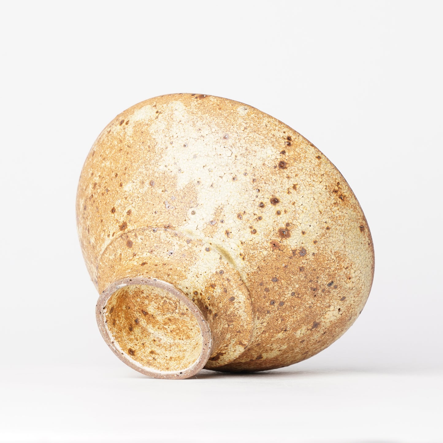 Futoshi Yamashita Volcanic Yellow Chawan Rice Bowl