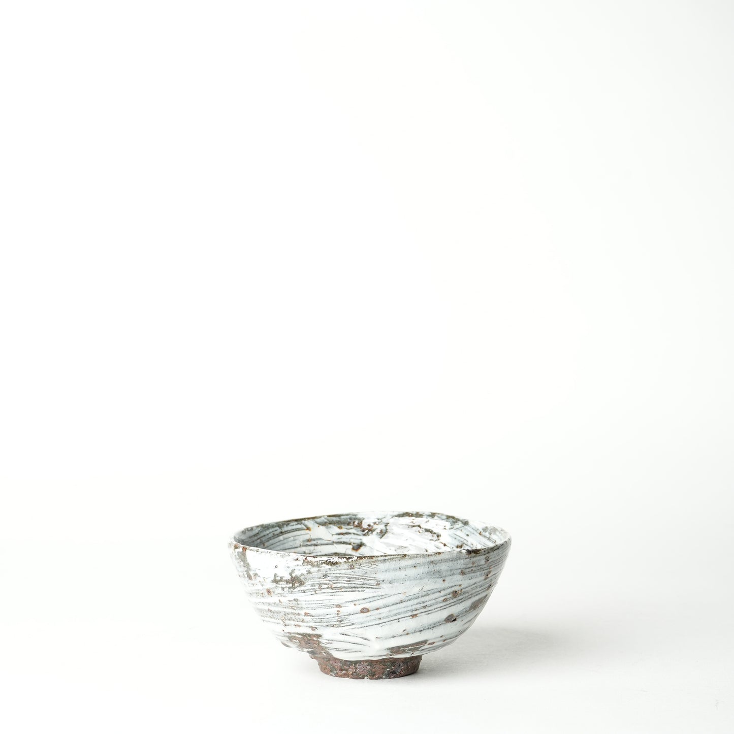 Nakagawa Jinenbogama Karatsu Wood fired Hakeme Chawan Rice bowl Matcha