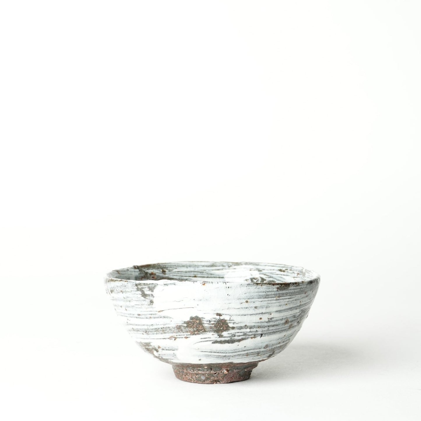 Nakagawa Jinenbogama Karatsu Wood fired Hakeme Chawan Rice bowl Matcha