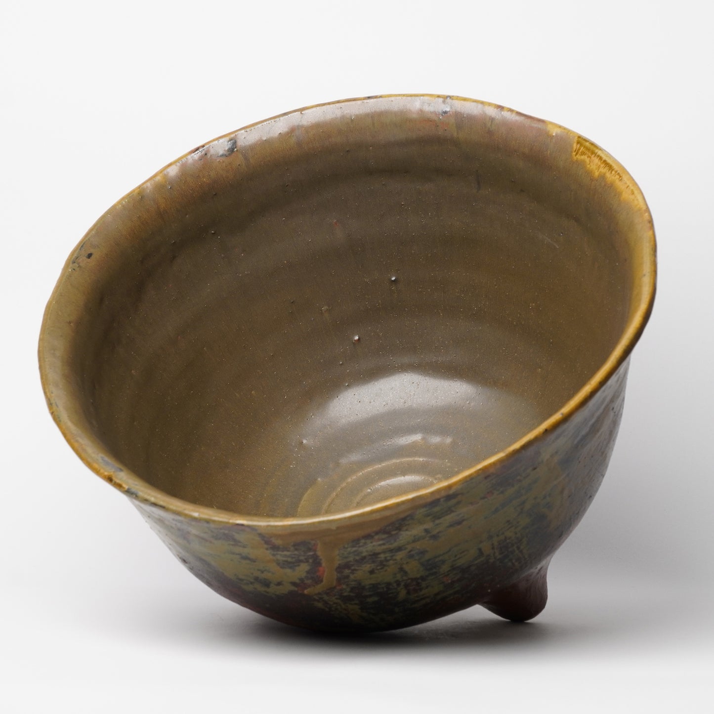 Takeryo Kawaguchi Extra Large Bowl Ash Glaze
