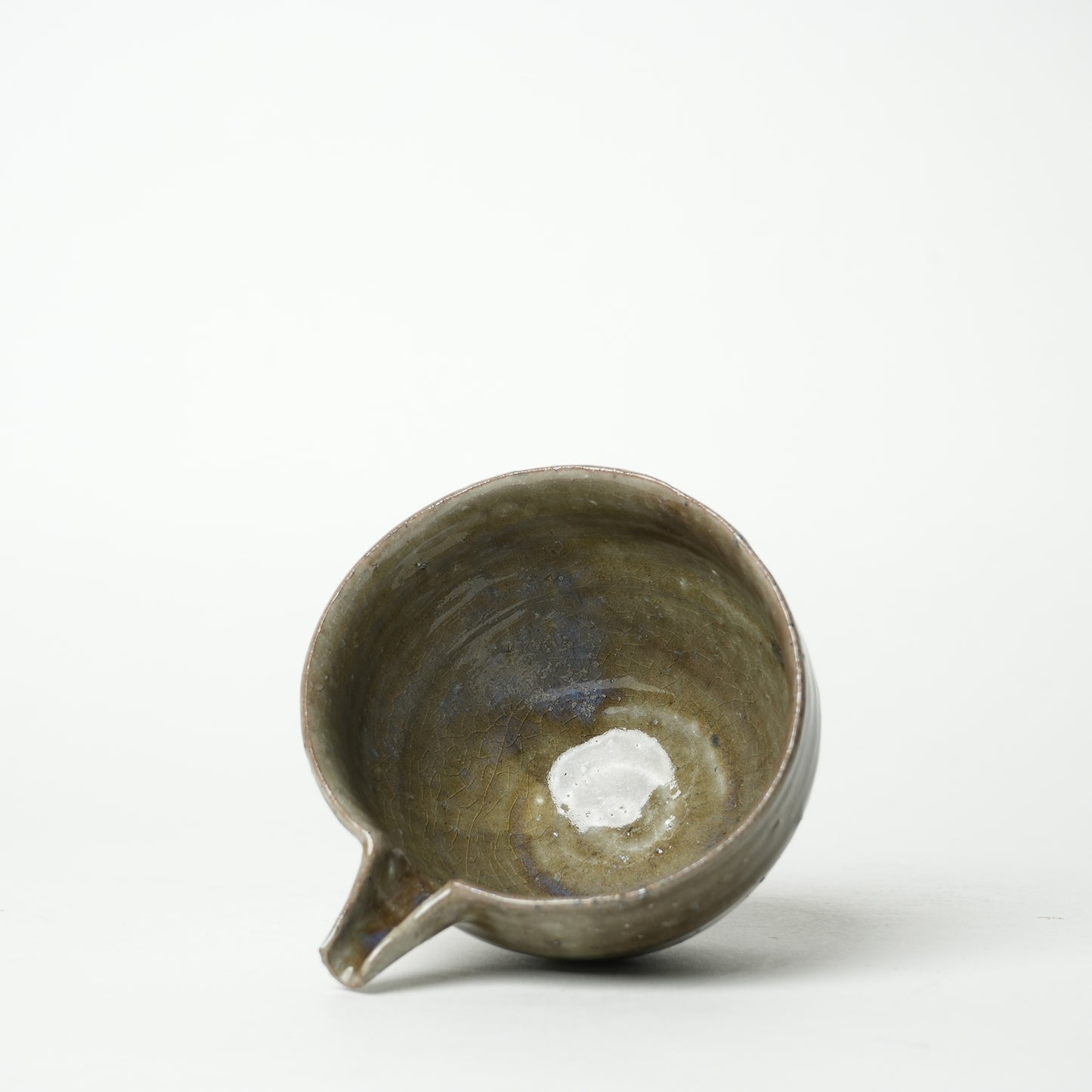 Takeryo Kawaguchi Katakuchi Sake Server Yohen Ash Glaze