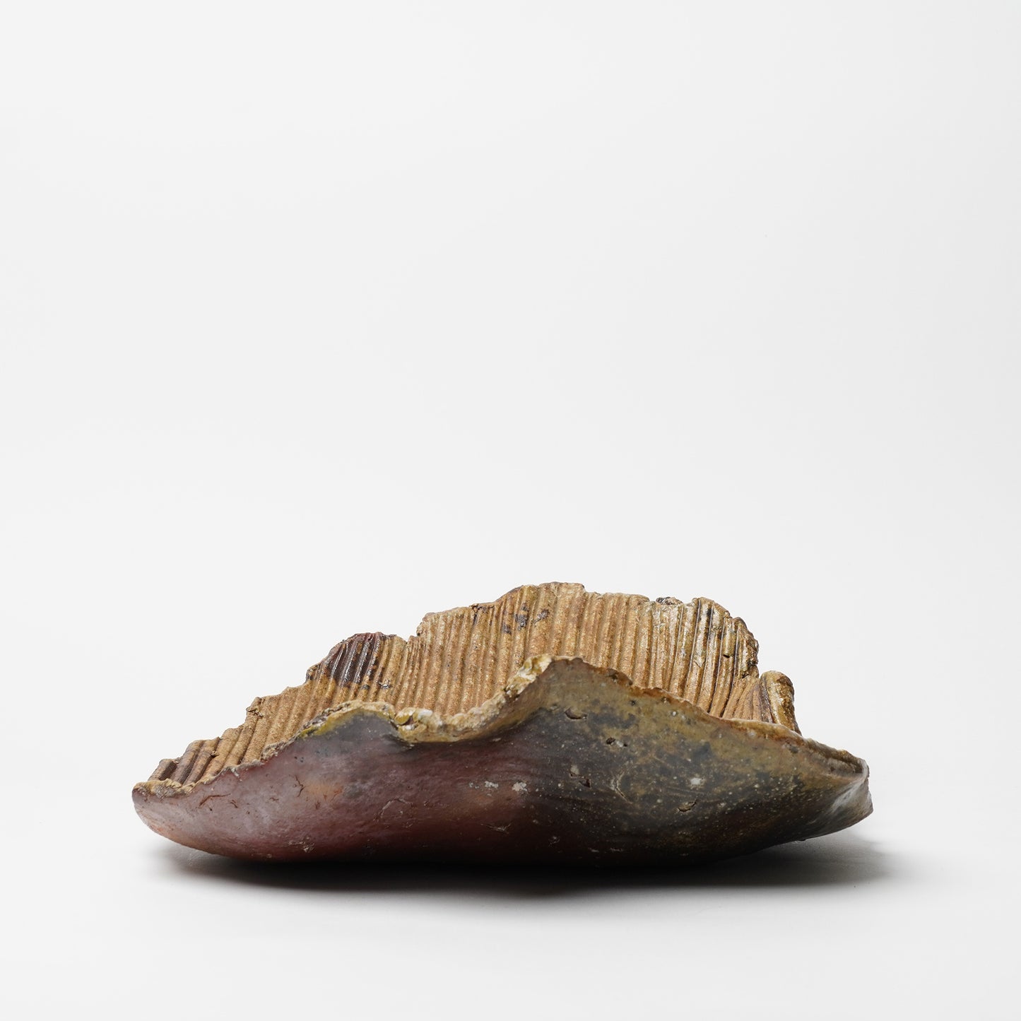 Ichiro Mori Large Plate Bizen Woodfired