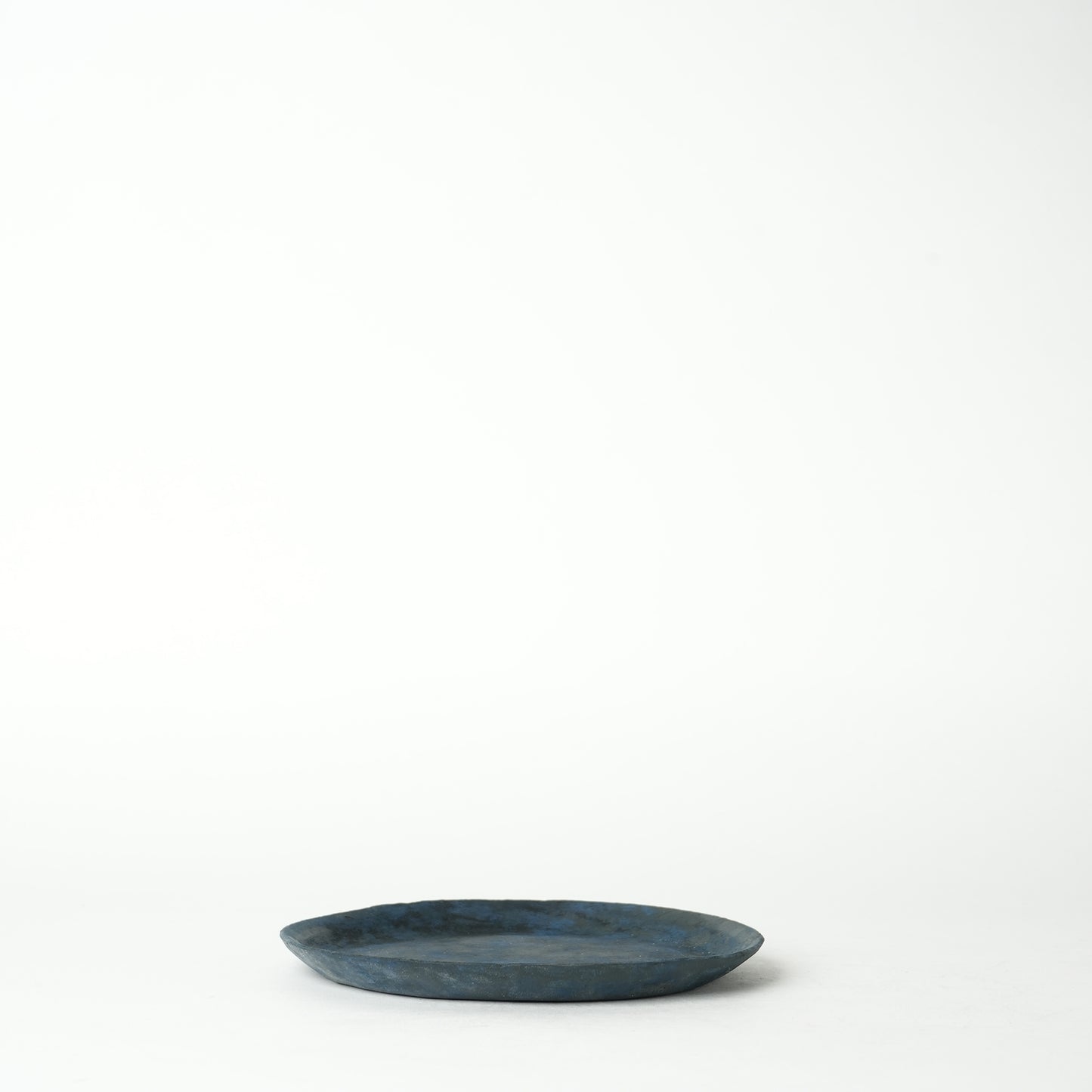 Akiko Yanagawa Rim Plate Blue S