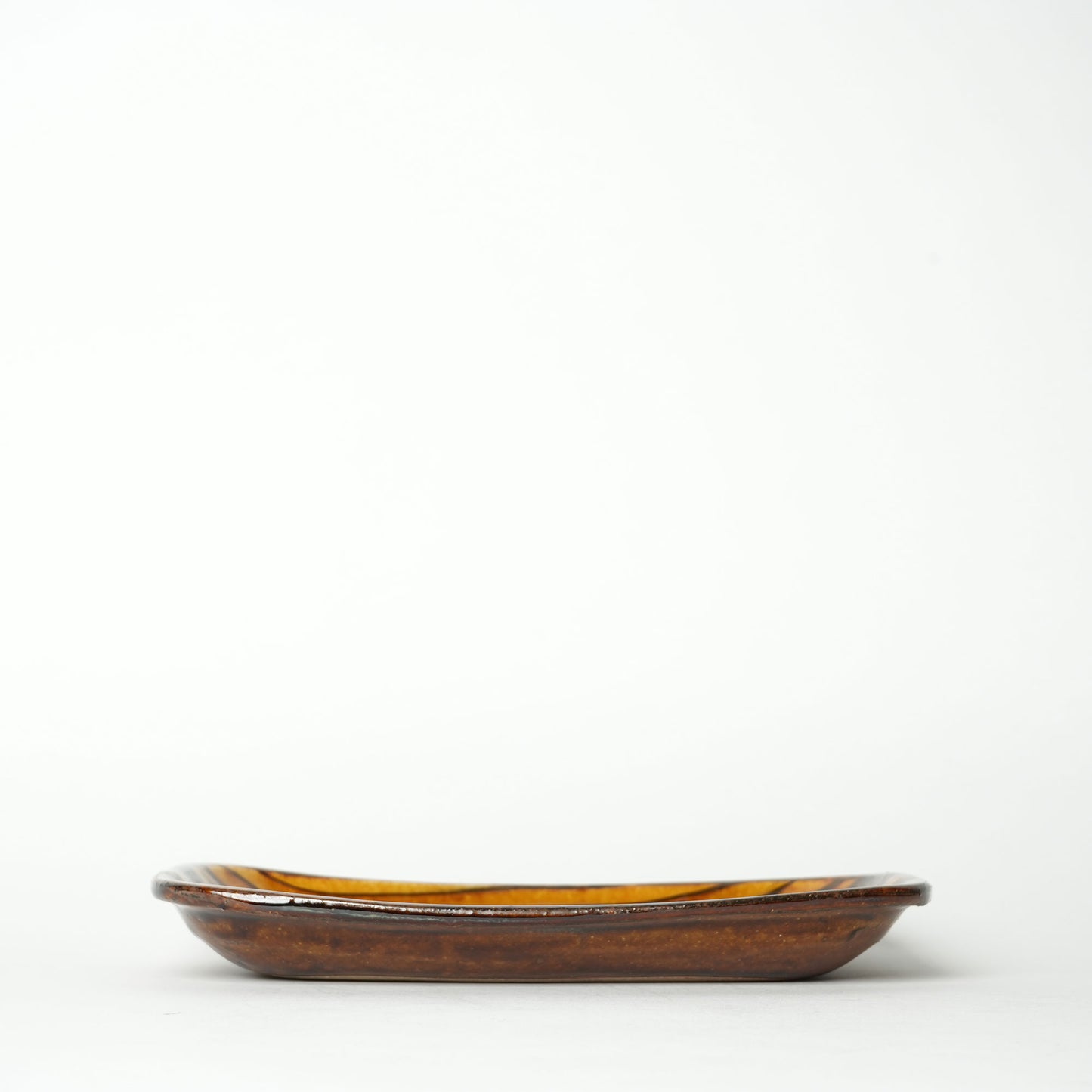 Fumotogama Shodaiyaki Slipware Rectangle Plate