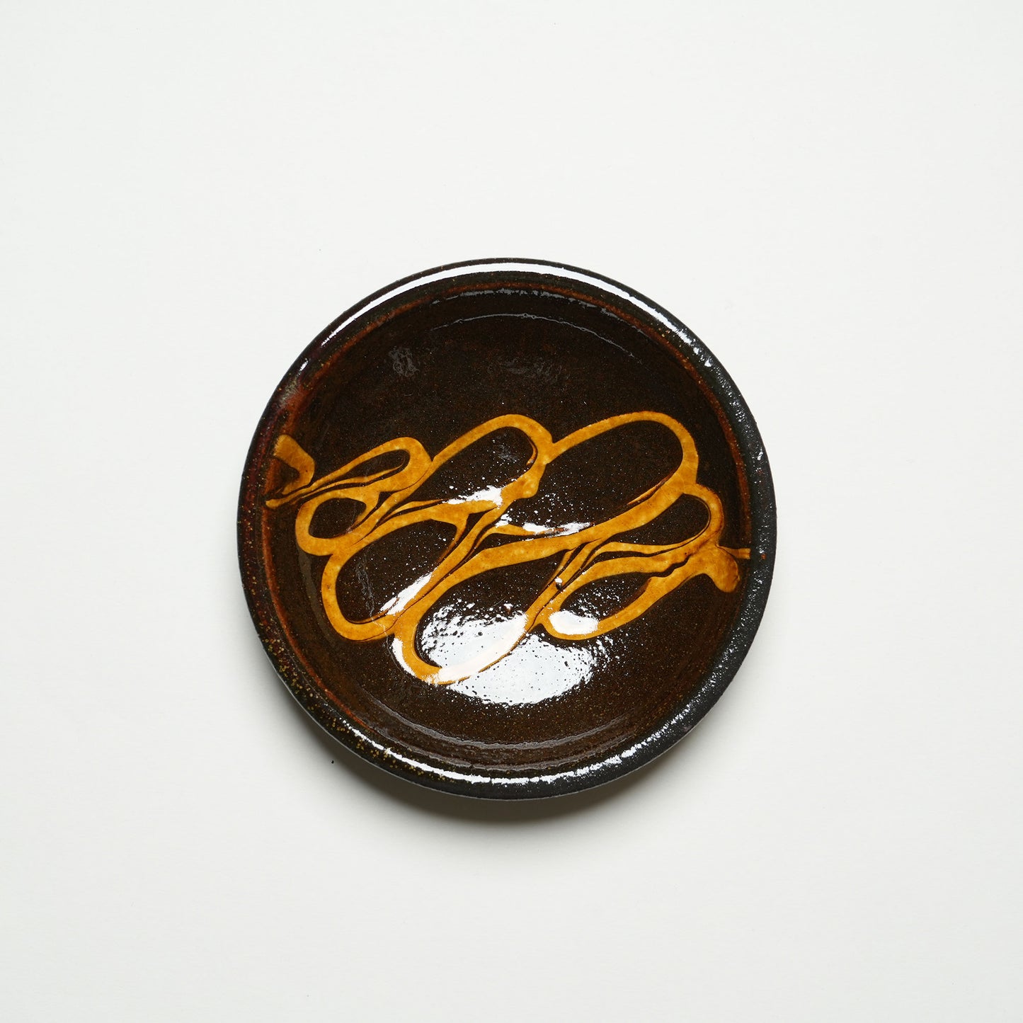 Fumotogama Shodaiyaki Slipware Small Plate