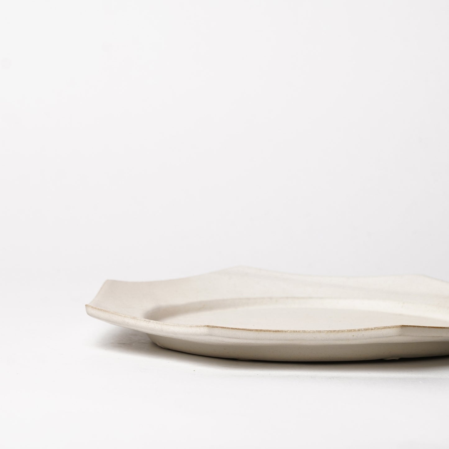 Yuta Tsukamoto Octagon Dinner Plate White