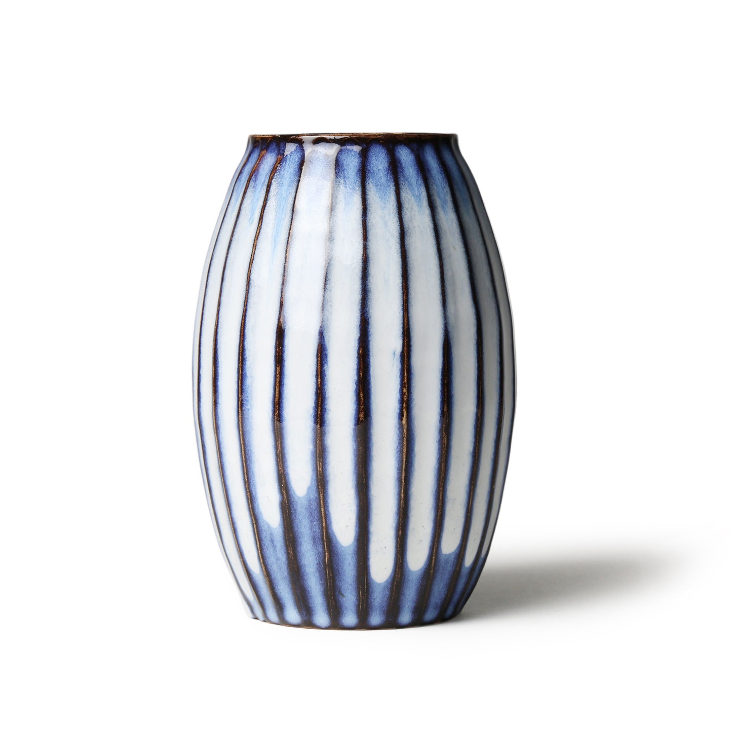 Shokozan Hagiyaki Shinogi Vase L