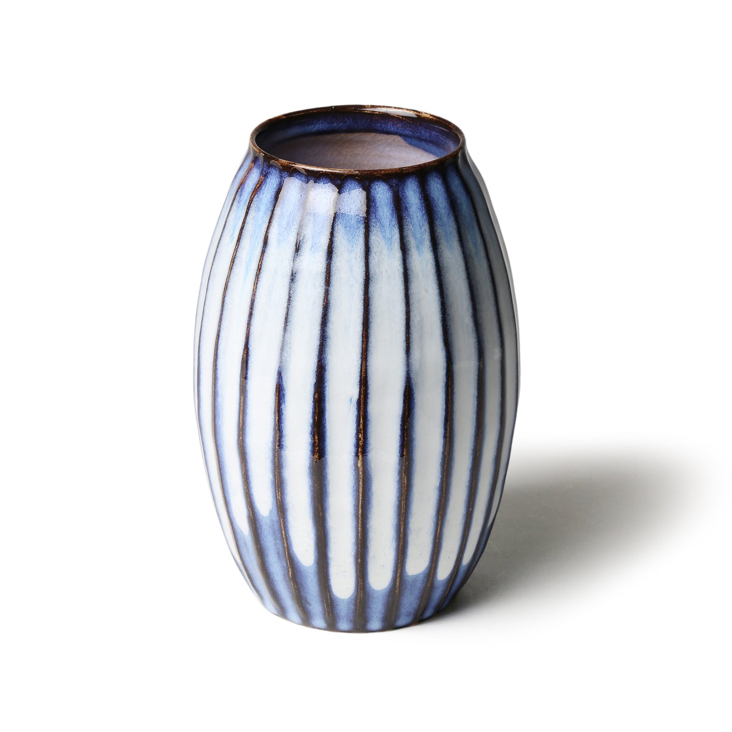 Shokozan Hagiyaki Shinogi Vase L