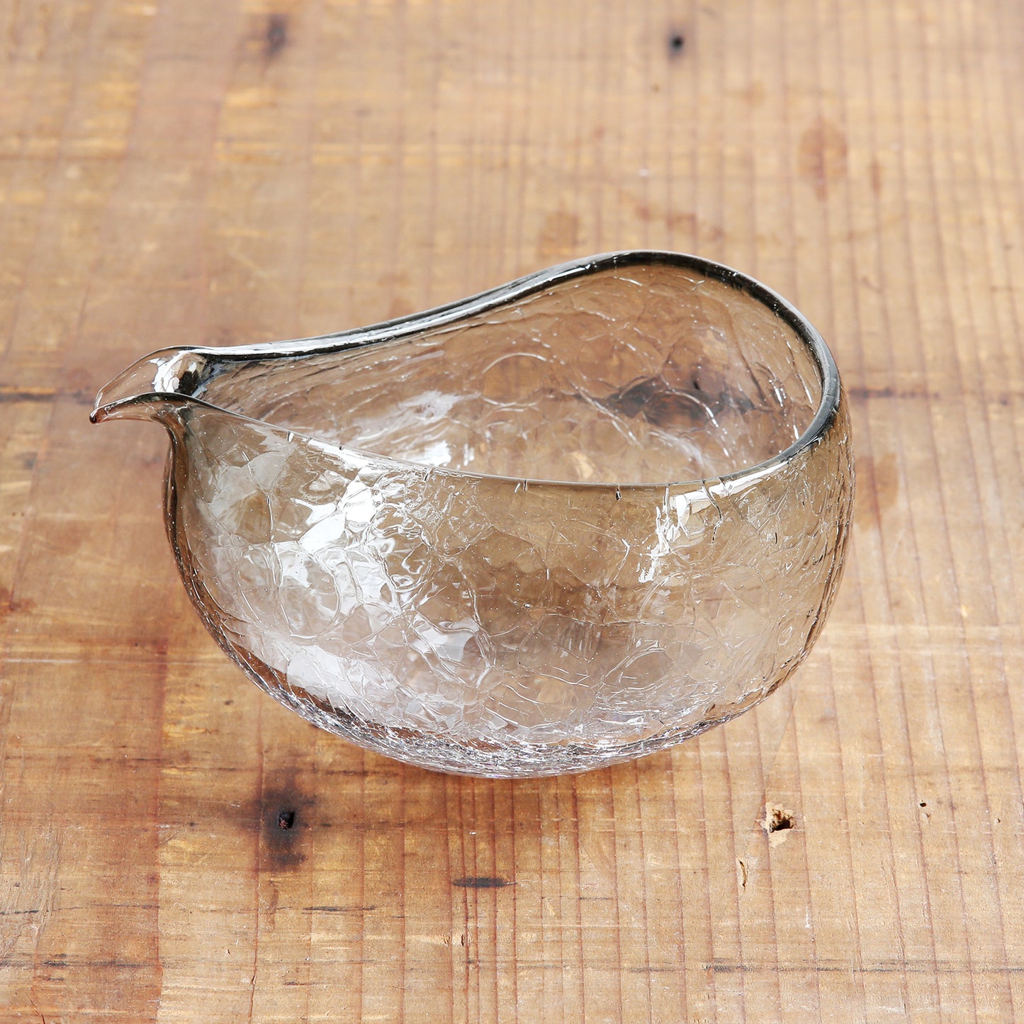 Daisaku Hashimura Crack Glass Katakuchi Sake Server