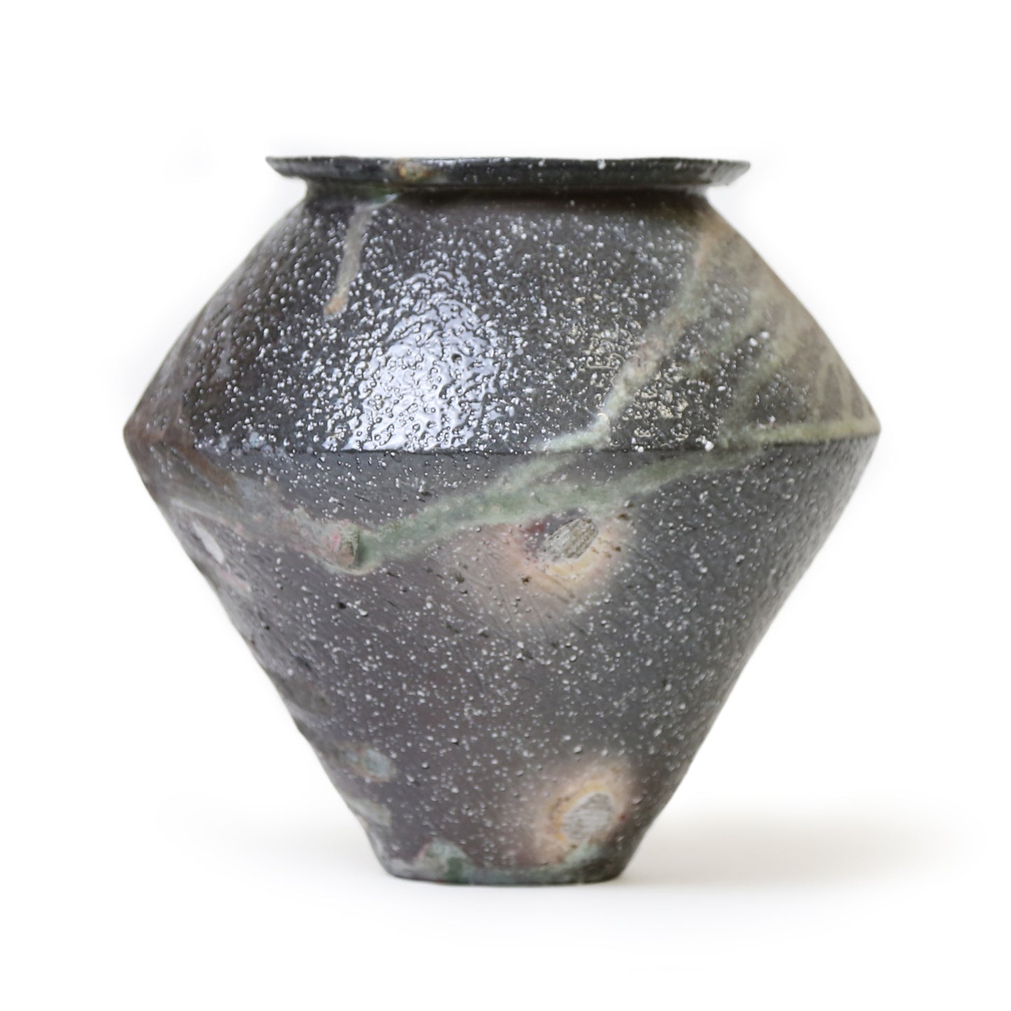 Shikamaru Takeshita Japanese pottery Vase vessel